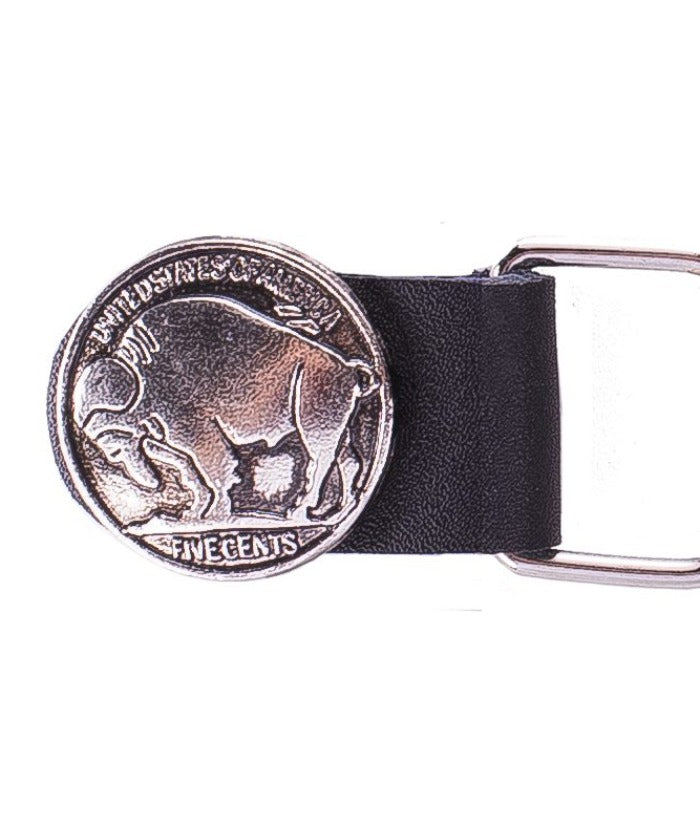 Vest Extender W/ Nickled Buffalo Head Graphic