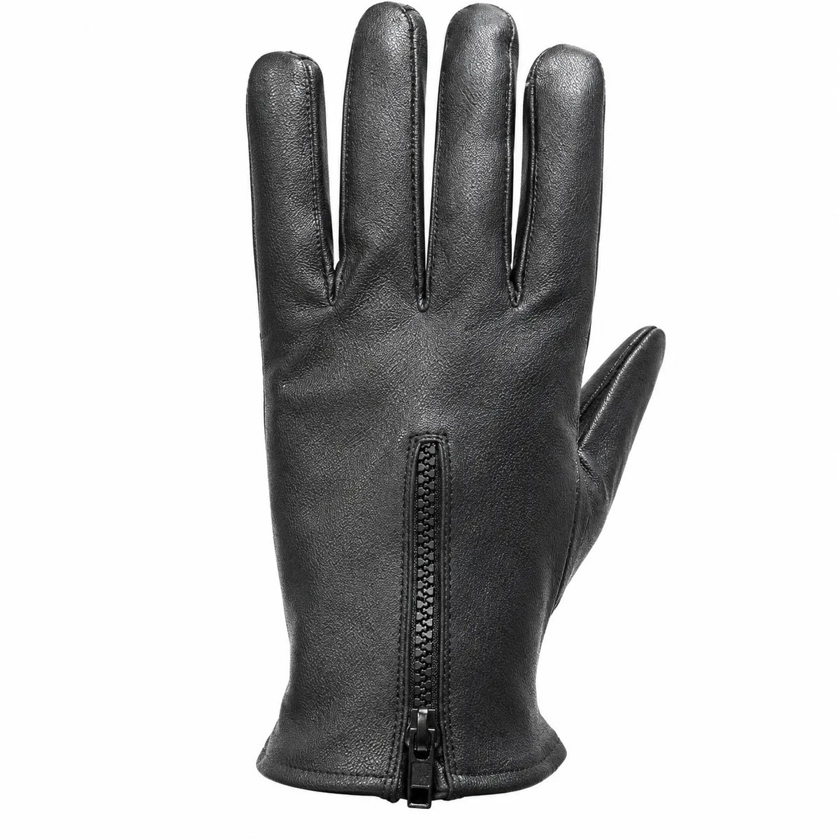 The Torque — Genuine Leather Motorcycle Driving Gloves With Zip Closure