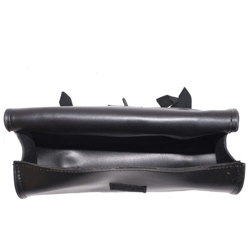 10″ PVC Motorcycle Tool Bag With Concho & Braid — alternate view 2, Hasbro Leather