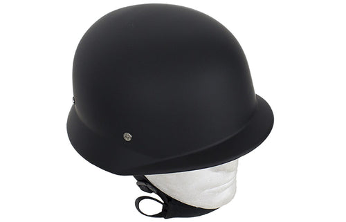Flat Black; German — Helmets, Hasbro Leather