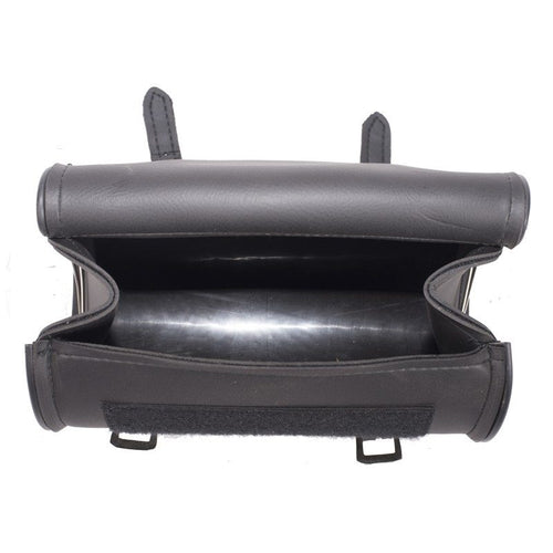 12″ Plain PVC Motorcycle Tool Bag — alternate view 2, Hasbro Leather
