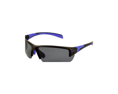 BluWater Polarized Samson 3 Black / Grey Lens eyewear from Hasbro Leather