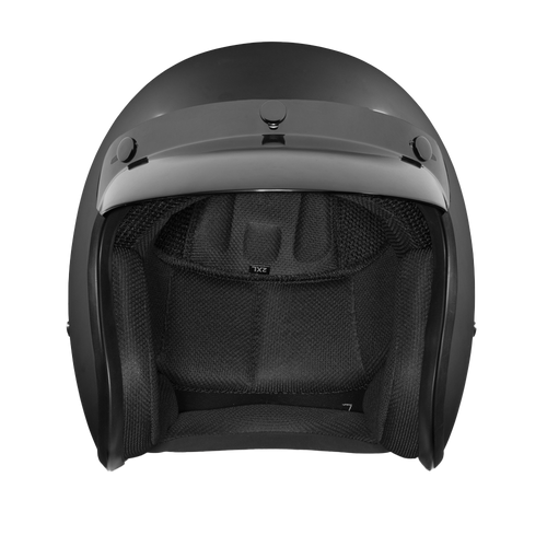 Daytona Cruiser – Dull Black; DOT Approved — alternate view 3, Hasbro Leather