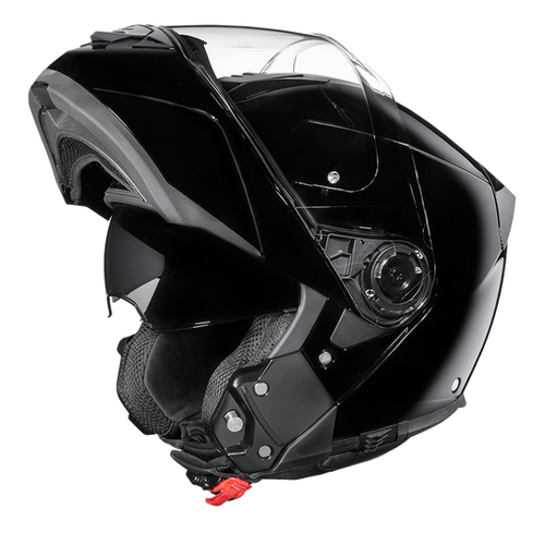 Daytona Glide – Hi-Gloss Black; DOT & ECE Approved — alternate view 2, Hasbro Leather