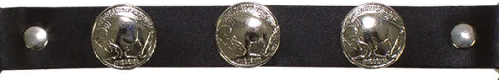 Buffalo Nickel Boot Chain — alternate view 2, Hasbro Leather