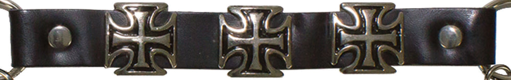 Iron Cross Boot Chain — alternate view 2, Hasbro Leather