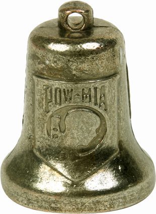 POW MIA Motorcycle Bell — Bells, Hasbro Leather