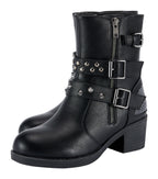 Women’s Road Queen Studded Riding Boots — Women's Boots, Hasbro Leather