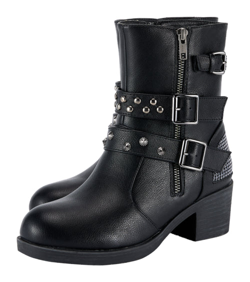 Women’s Road Queen Studded Riding Boots — Women's Boots, Hasbro Leather