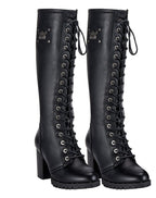 Women’s Midnight Rider Knee-High Lace-Up Boots — Women's Boots, Hasbro Leather
