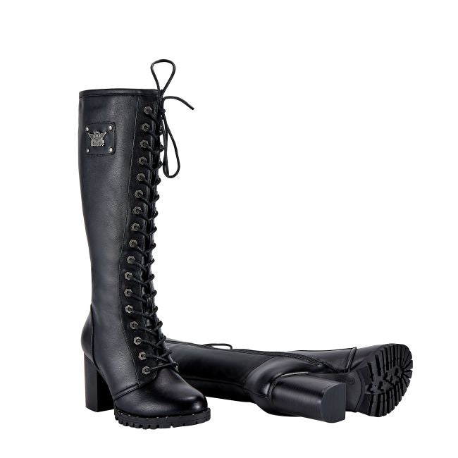 Women's Midnight Rider Knee-High Lace-Up Boots