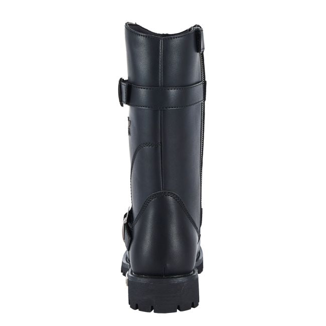 Men's Classic Motorcycle Biker Boots — Black
