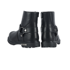 Men's Motorcycle Biker Boots — Classic Black