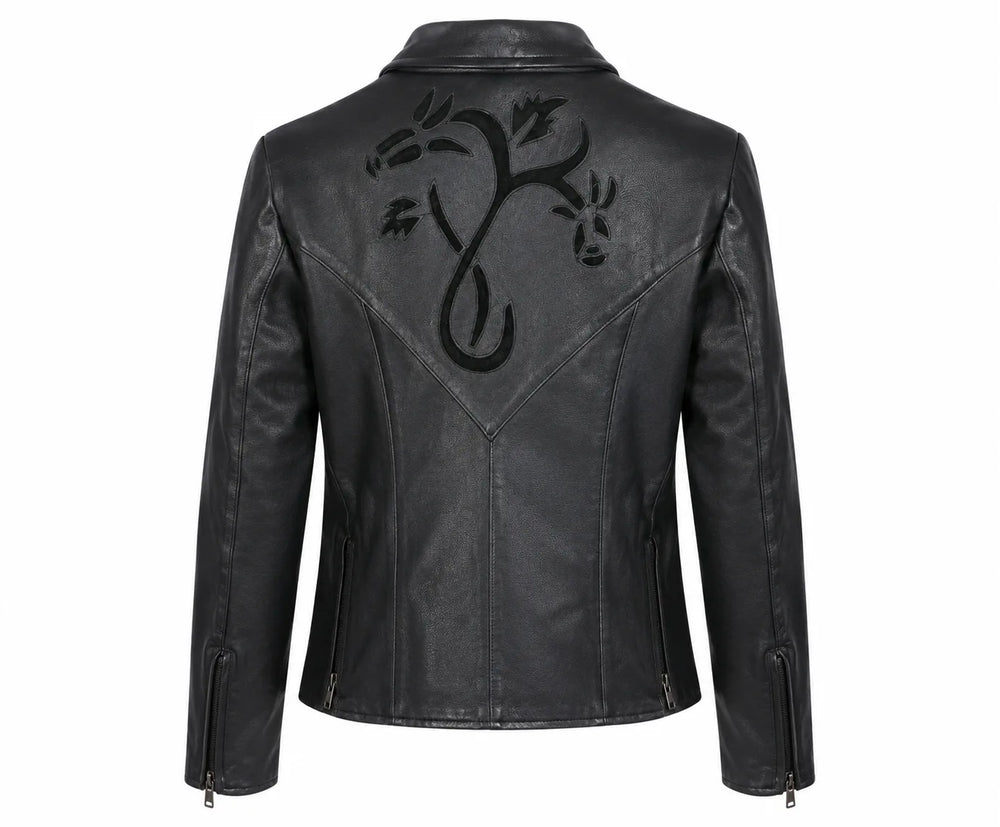 Velvet Rose Moto Jacket