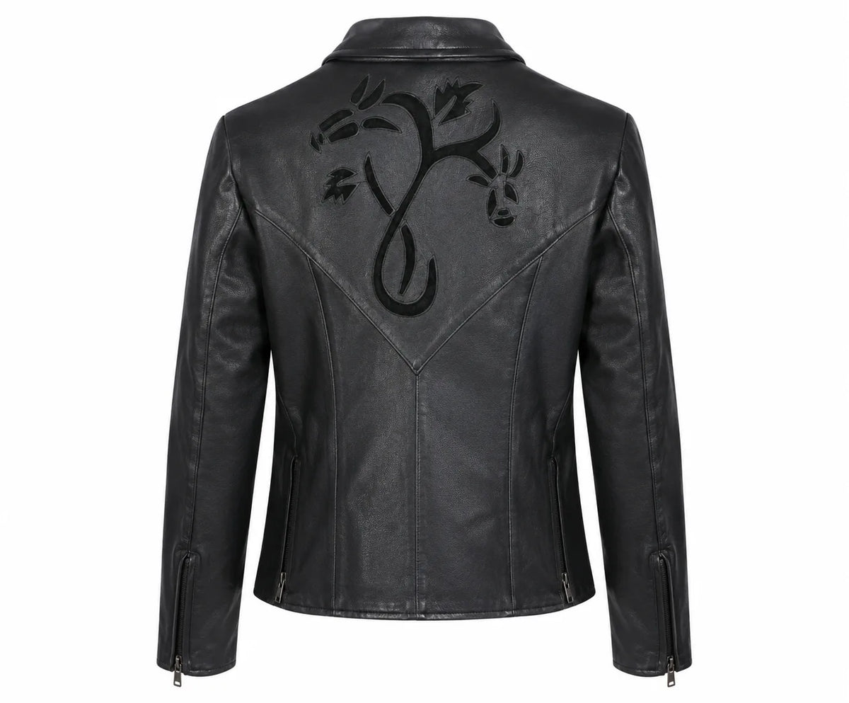 Velvet Rose Moto Jacket