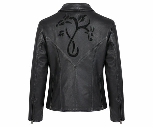 Velvet Rose Moto Jacket
