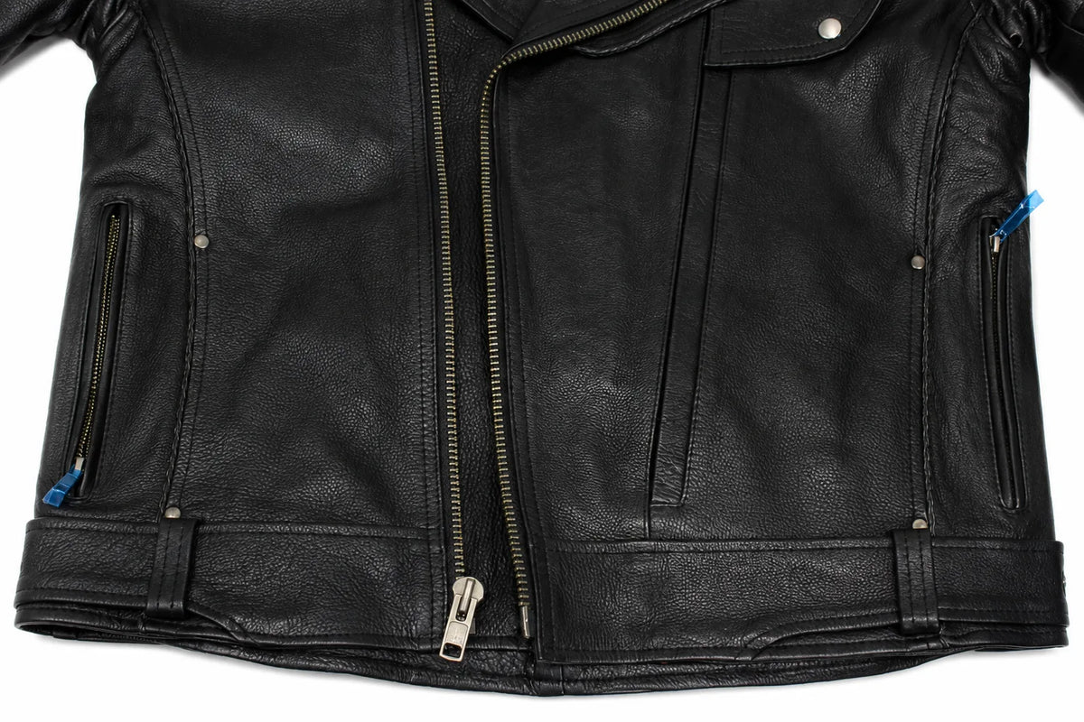 CLASSIC MC JACKET with Back padding armor