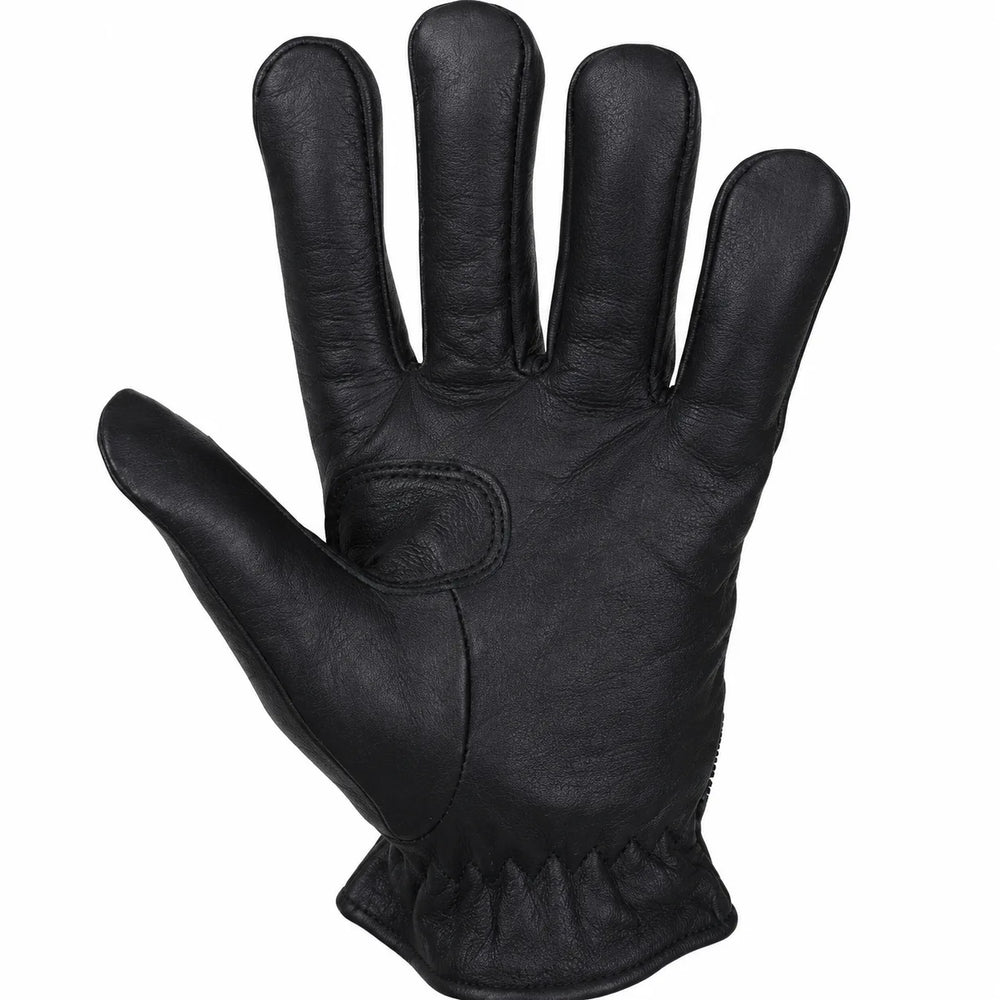 Iron Butterfly — Women's Black Naked Leather Motorcycle Riding Gloves