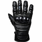 Men's Top-Quality Genuine Leather Motorcycle Riding Gloves