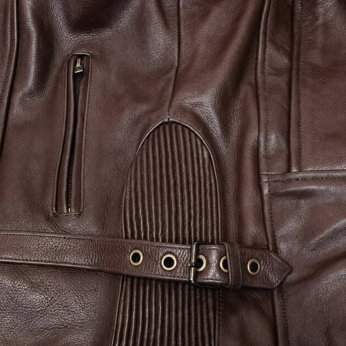 The Racer, pocket and side-panel detail