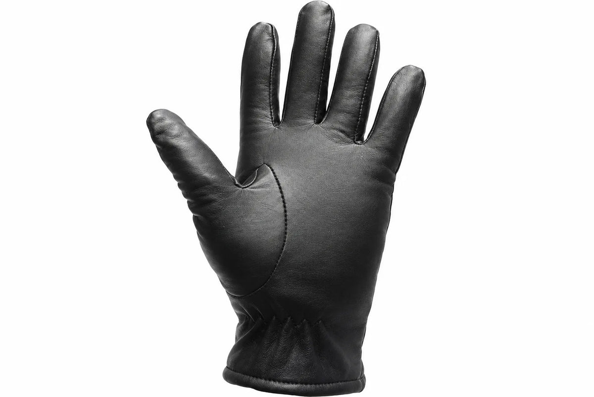 Women's Full-Finger Leather Motorcycle Riding Gloves