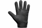 Bone Grip Black Skeleton Fingerless Motorcycle Gloves