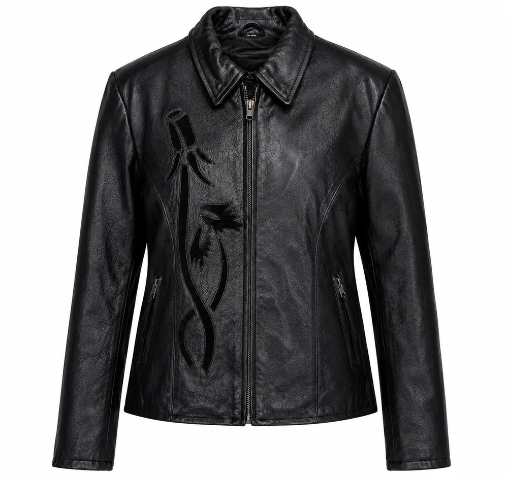 Velvet Rose Moto Jacket