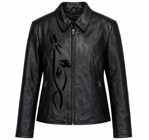 Velvet Rose Moto Jacket