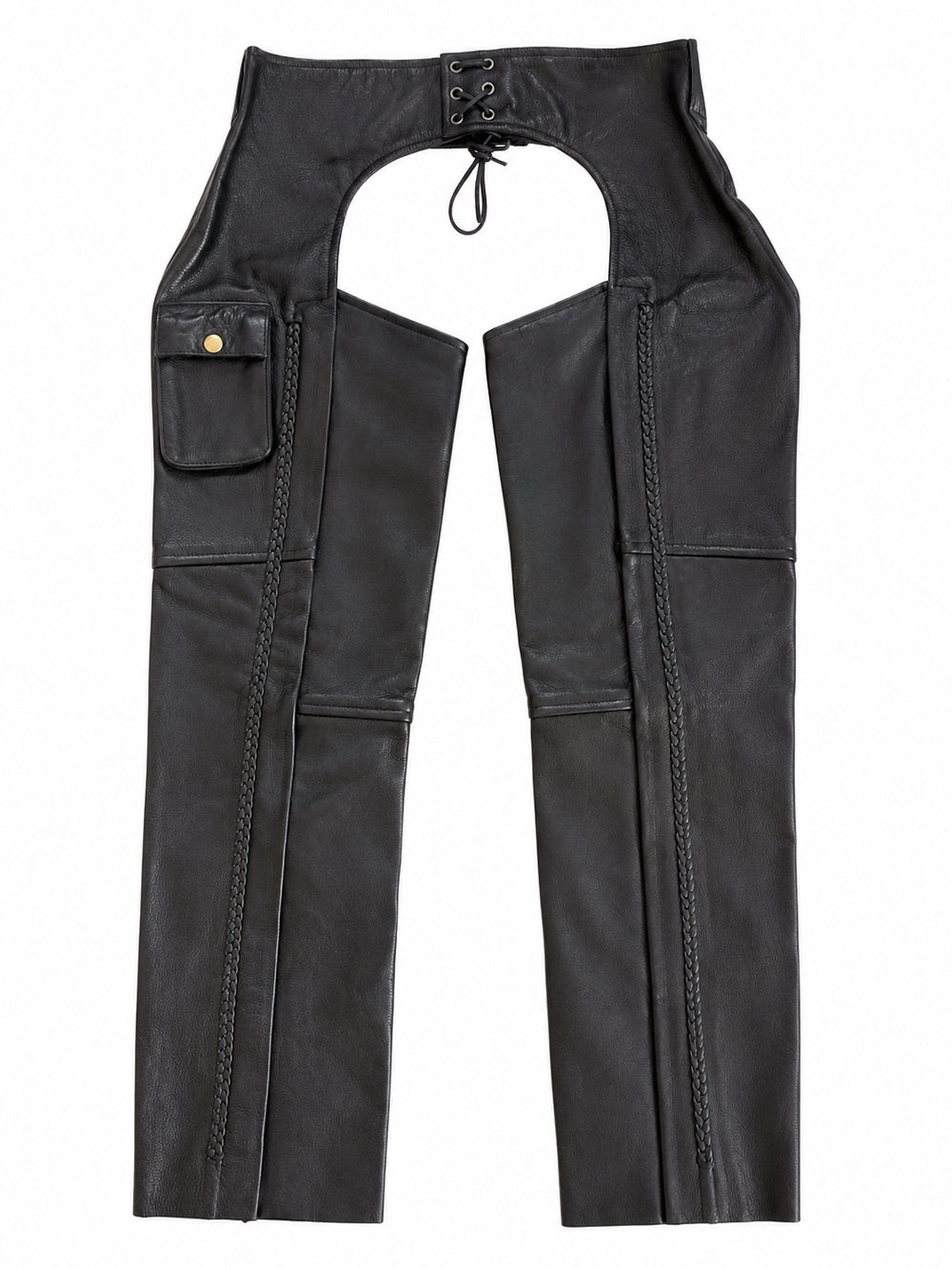 HASBRO Black side Braid Chaps Brass Buttons