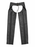 HASBRO Black chaps Plain Silver Buttons