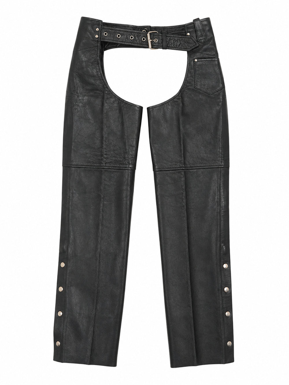 HASBRO Black chaps Plain Silver Buttons