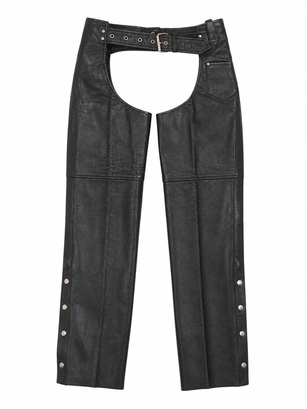 HASBRO Black chaps Plain Silver Buttons
