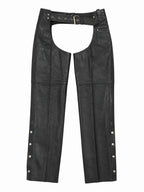 HASBRO Black chaps Plain Silver Buttons