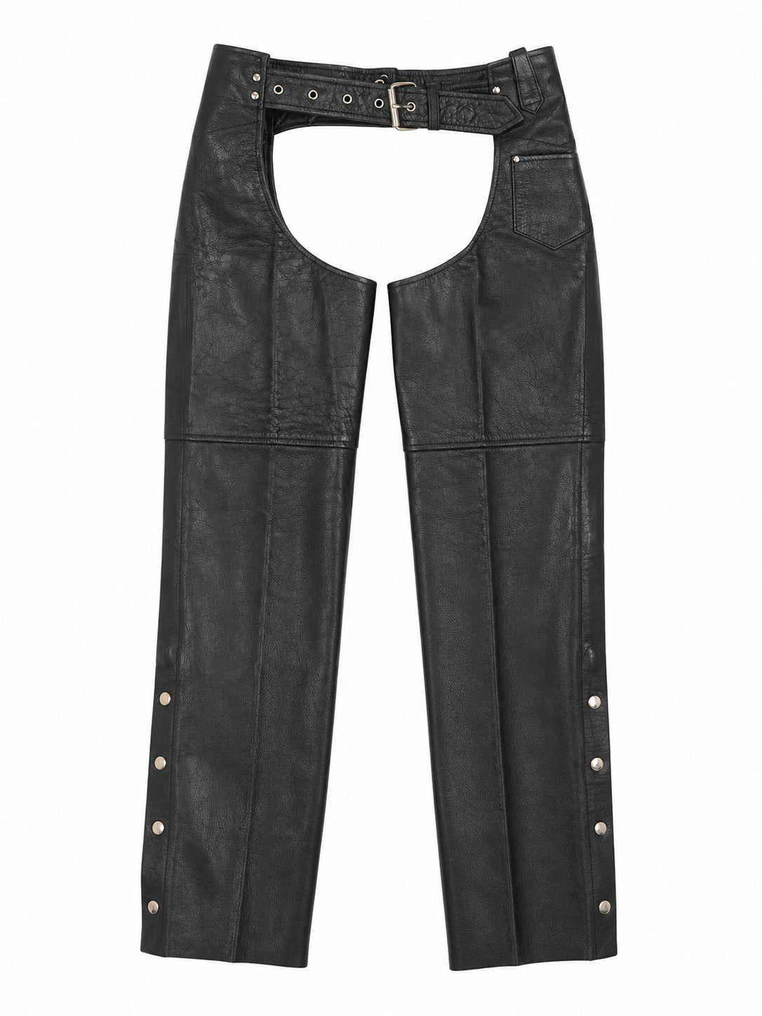 HASBRO Black chaps Plain Silver Buttons