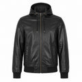 HASBRO Leather Hoodie Jacket