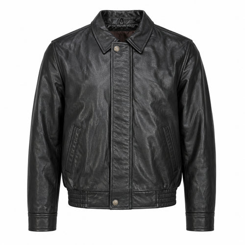 HASBRO Leather Bomber Men's