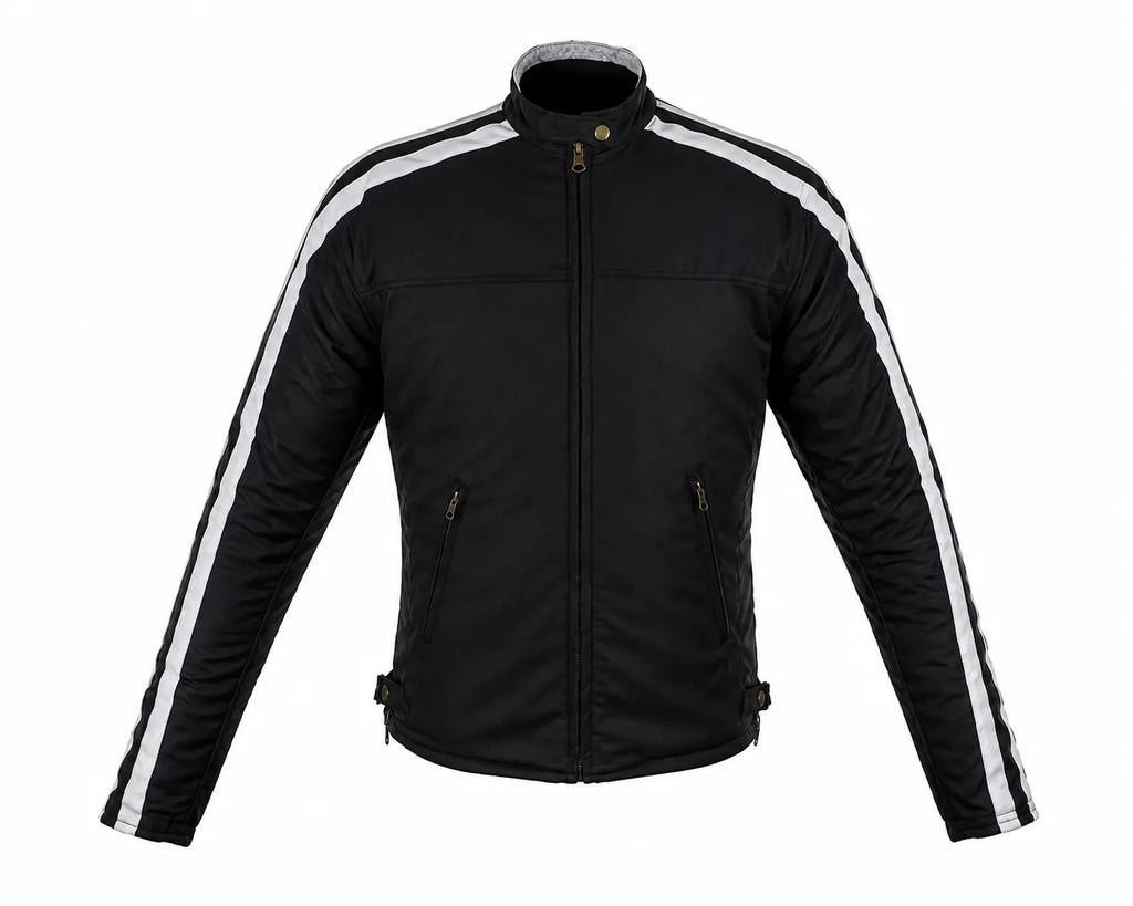 Twin Mirage — Women's Reversible Genuine Leather Motorcycle Jacket — 2 Looks in 1
