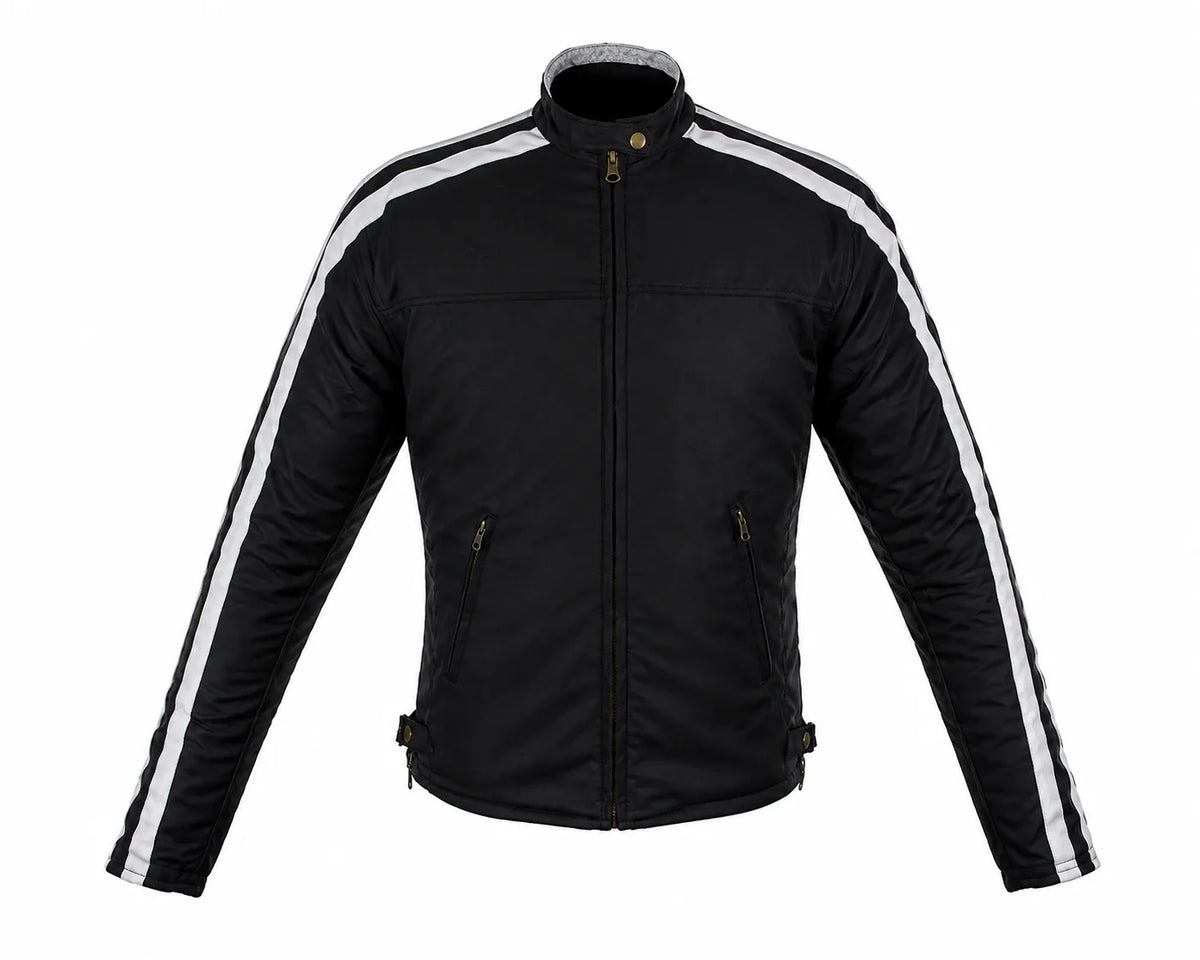 Twin Mirage — Women's Reversible Genuine Leather Motorcycle Jacket — 2 Looks in 1