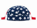 American flag stars and stripes pre-tied bandana skull cap – view 5