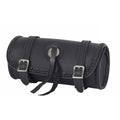 10″ PVC Motorcycle Tool Bag With Concho & Braid — Tool Bags, Hasbro Leather