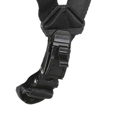 Glossy German With Adjustable Chin Strap — alternate view 2, Hasbro Leather