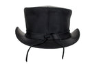 Black Leather Deadman’s Top Hat — alternate view 6, Hasbro Leather