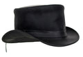 Black Leather Deadman’s Top Hat — Hats, Hasbro Leather