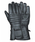 Leather Motorcycle Riding Gauntlet Gloves HI268 — Riding Gloves, Hasbro Leather