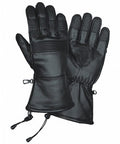 Men’s Leather Motorcycle Gauntlet Gloves HI294 — Riding Gloves, Hasbro Leather