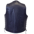 Navy Blue Knight Vest — alternate view 5, Hasbro Leather