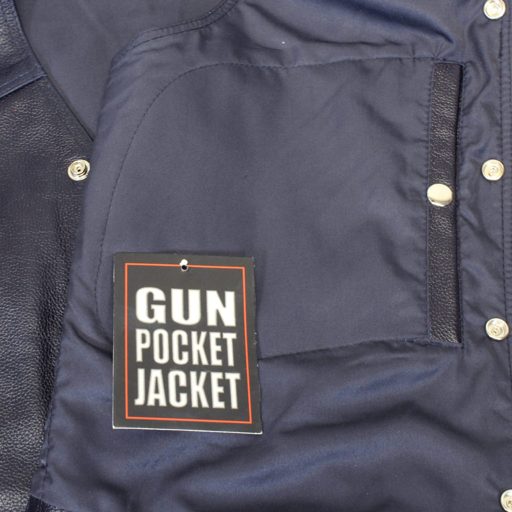 Navy Blue Knight Vest — alternate view 4, Hasbro Leather