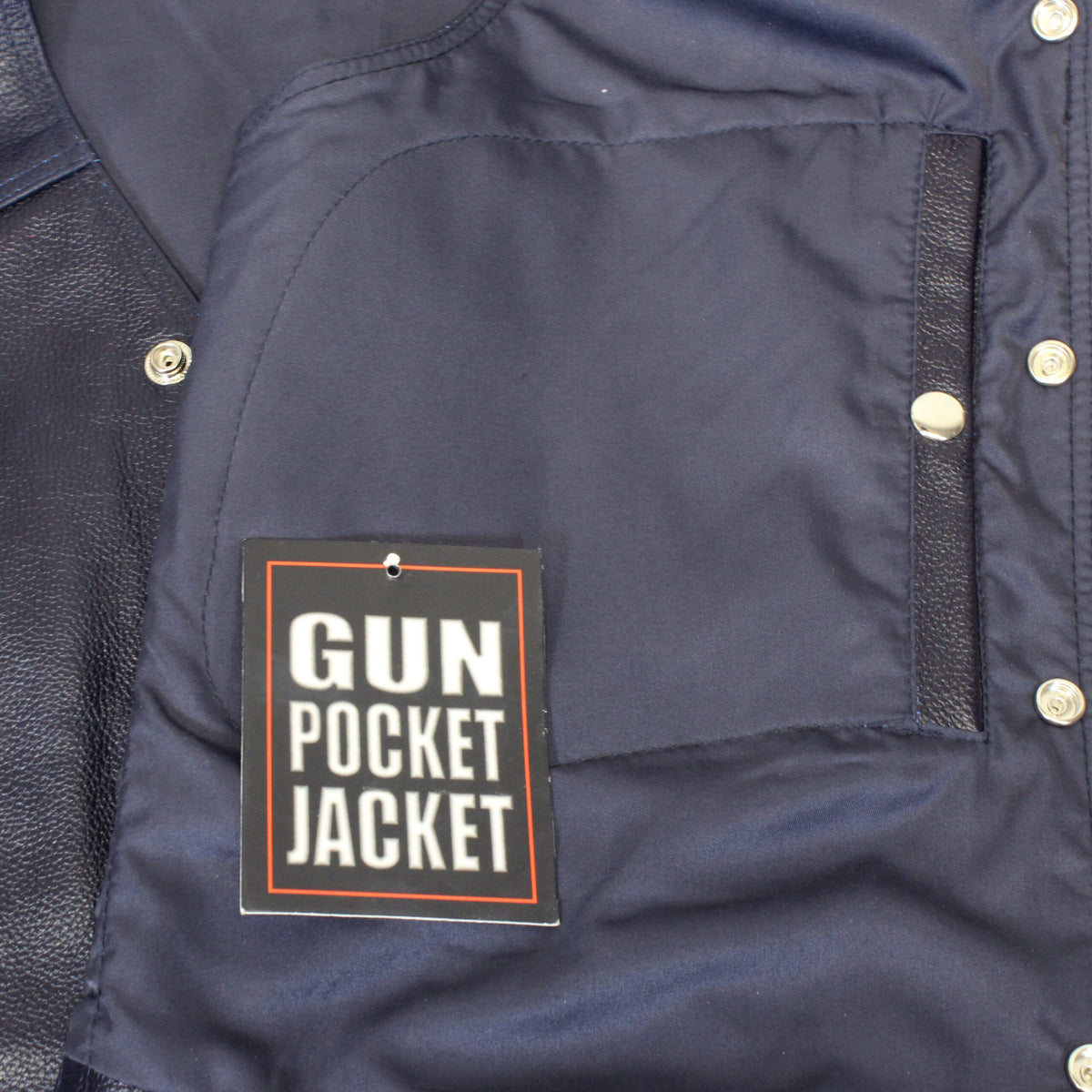 Navy Blue Knight Vest — alternate view 4, Hasbro Leather