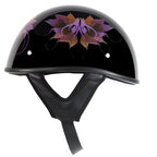 Women’s DOT Approved Low Profile Helmet With Fairy & Tribal Flowers — alternate view 2, Hasbro Leather