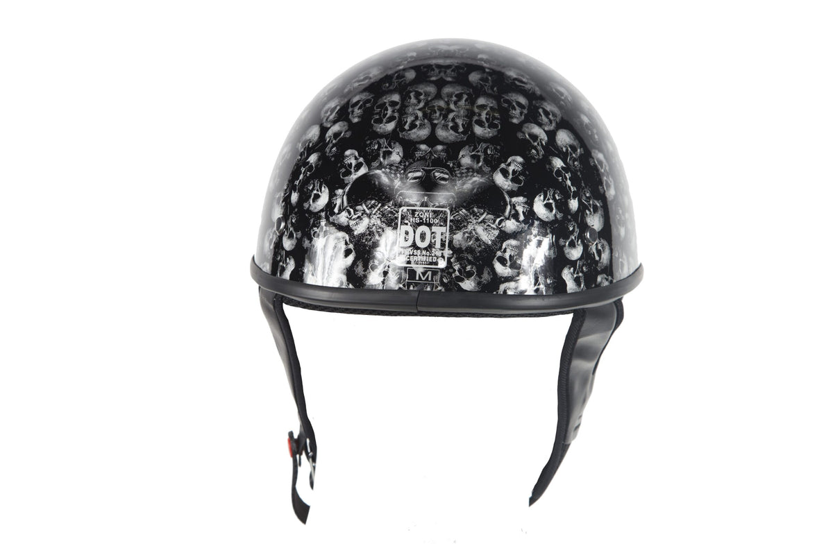 Low Profile Skull Graphic; DOT Approved — alternate view 3, Hasbro Leather